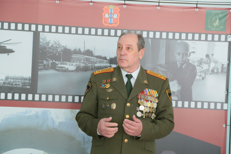 Открытие музейной комнаты, посвящённой ликвидаторам техногенных катастроф..