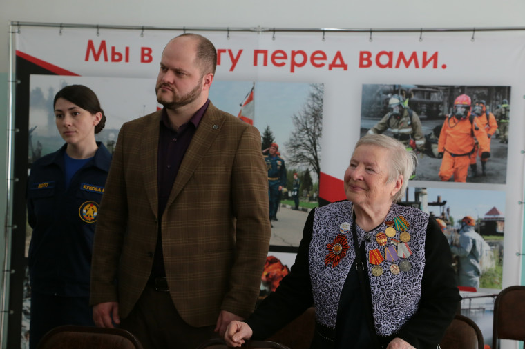 Открытие музейной комнаты, посвящённой ликвидаторам техногенных катастроф..